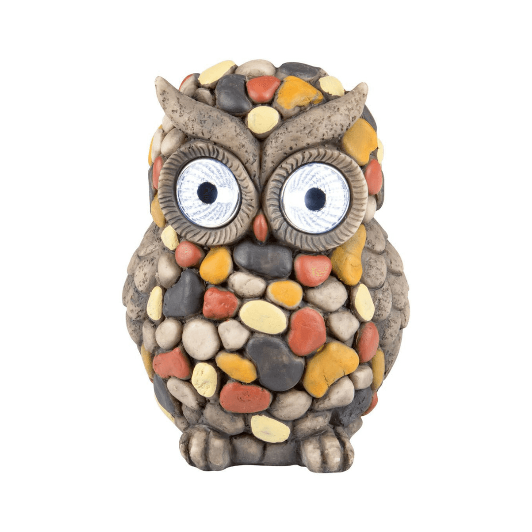 MELINERA DECORATIVE OWL SOLAR LAMP