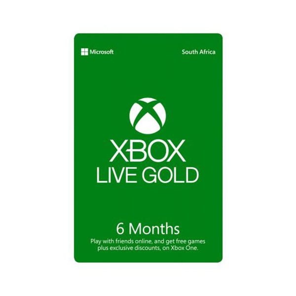 Microsoft XBOX Live Gold R17 6 months ESD ZA