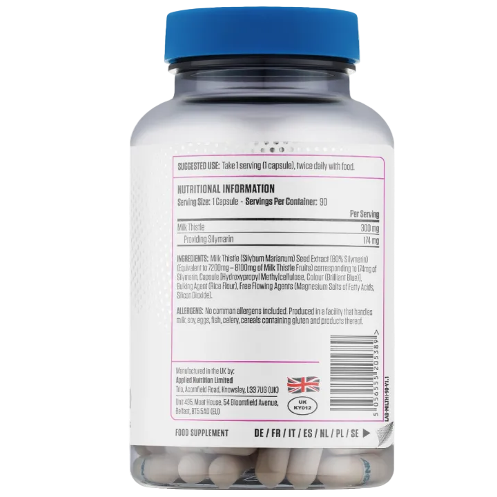 Applied Nutrition Milk Thistle 90 Servings
