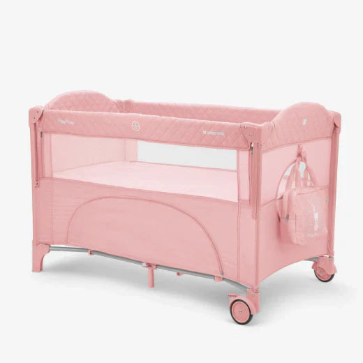 Kikkaboo - Baby Cot 2 Levels - Milky Way - Pink - 2023