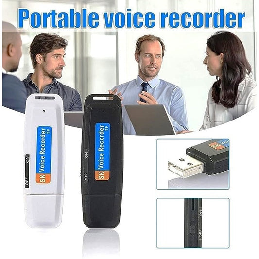 USB Voice Recorder + Memory | مع كرت ذاكرةUSB مسجل الاصوات على شكل