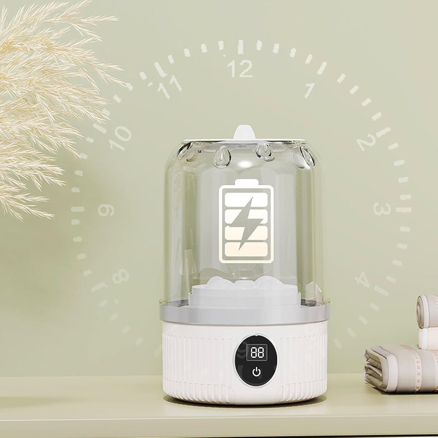 Cordless Mini Washer for Socks, Baby Clothes & More