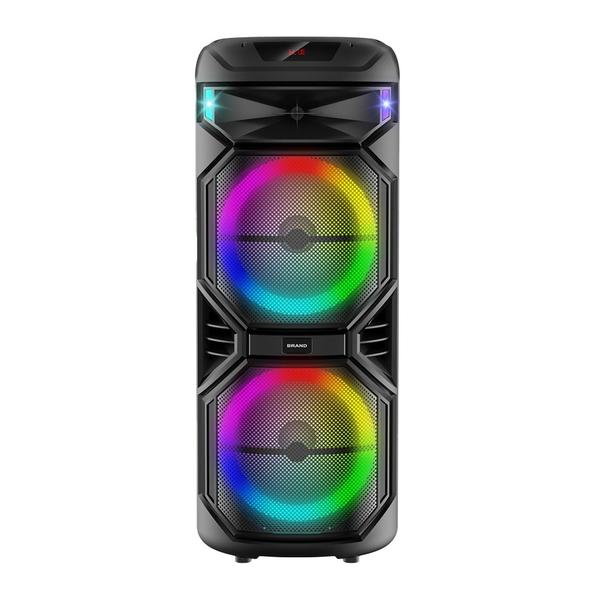 Super Bass Portable Bluetooth Woofer Speaker 12.5 Inch X2 with Wireless Mic – GY1218
