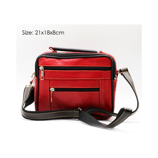 Small Cross Bag, Wristband Hand Bag, Suitable for Men and Women, Leather Material - 15031