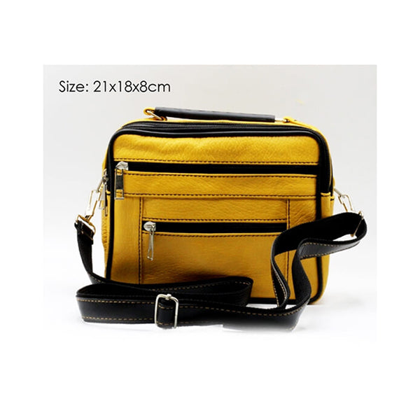 Small Cross Bag, Wristband Hand Bag, Suitable for Men and Women, Leather Material - 15031