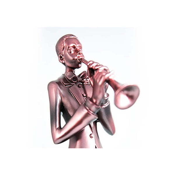 Bronze Musical Band Statues Set of 3, Home Accessories, Craftsman, Resin Material, Musical Band - 10885