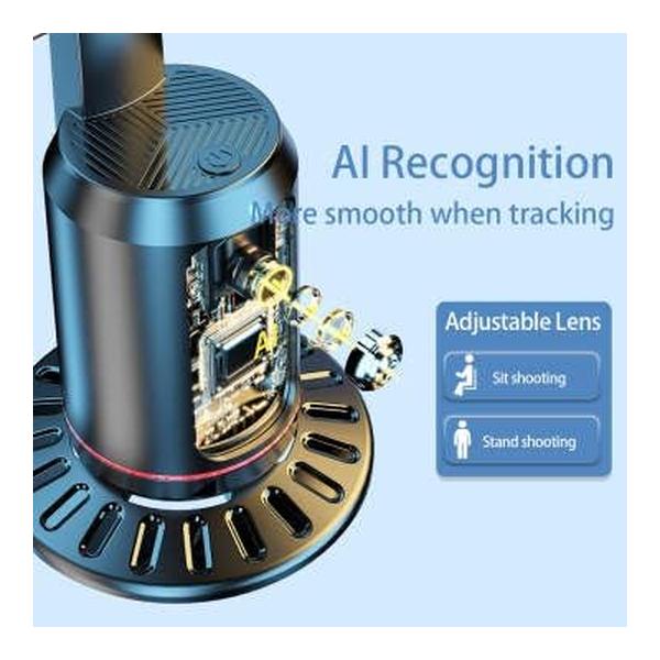 Face Tracking Q02 Selfie Stick Tripod, Auto Tracking 360 Rotation Gimbals Face Tracking Tripod Stand Wireless Remote Shot P02 Tracking Selfie Stick for Smartphone