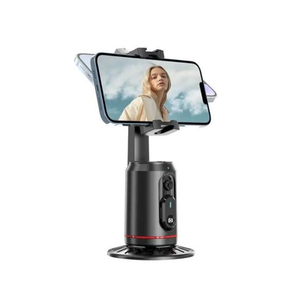 Face Tracking Q02 Selfie Stick Tripod, Auto Tracking 360 Rotation Gimbals Face Tracking Tripod Stand Wireless Remote Shot P02 Tracking Selfie Stick for Smartphone