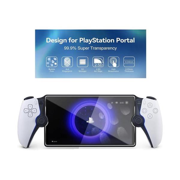 Screen Protector for PlayStation Portal Remote Player 8 inch Tempered Glass Screen Protector for PlayStation 5 Portal Handheld, Ultra HD, Anti-Scratch, Anti-Fingerprint, Bubble-free