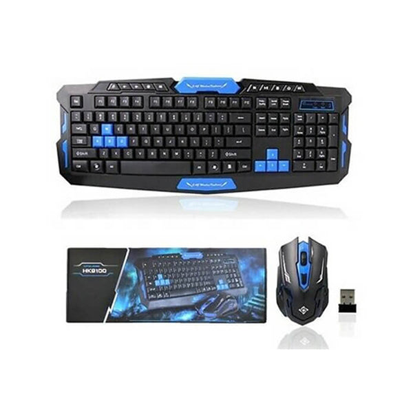 Wireless Keyboard and Mouse, Computer Accessories for PC, MAC, Controller, Gaming Software - 13888