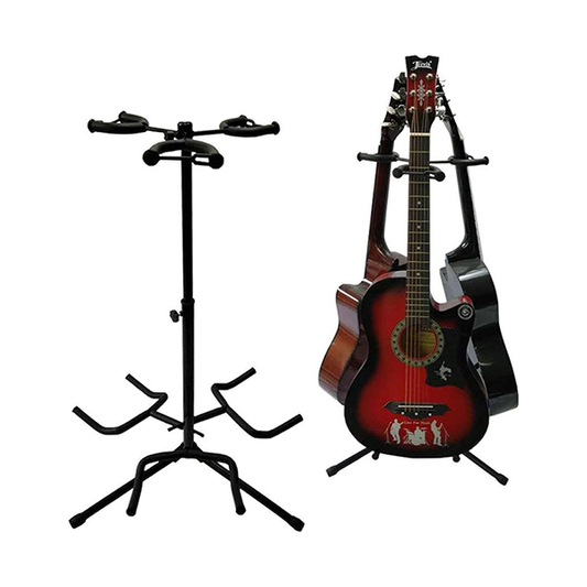 Guitar Stand with Multiple Neck Holders - 3 Necks