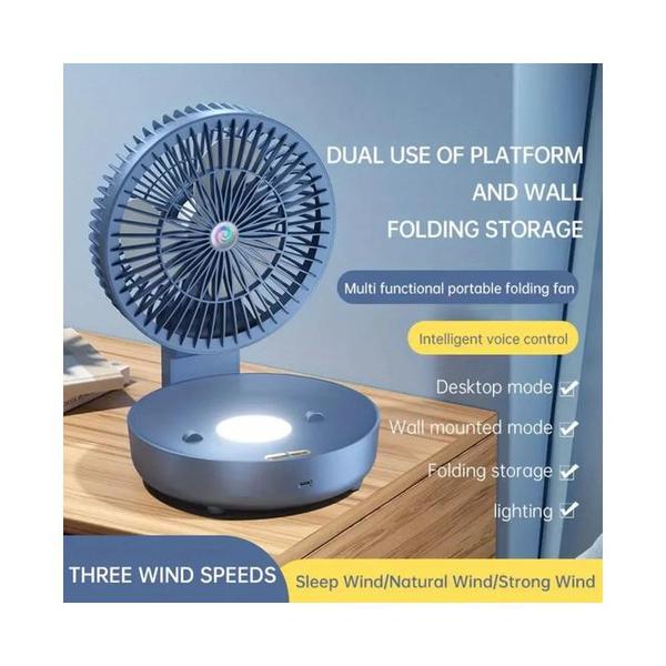 Portable Handheld Personal Rechargeable Multifunctional Circulating Fan