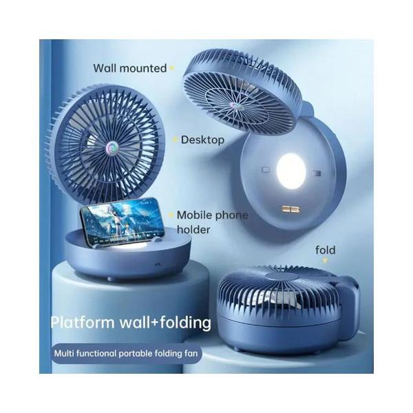 Portable Handheld Personal Rechargeable Multifunctional Circulating Fan