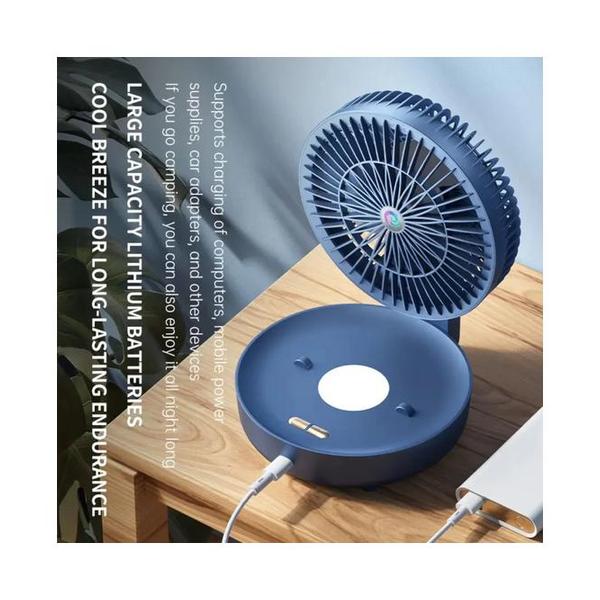 Portable Handheld Personal Rechargeable Multifunctional Circulating Fan