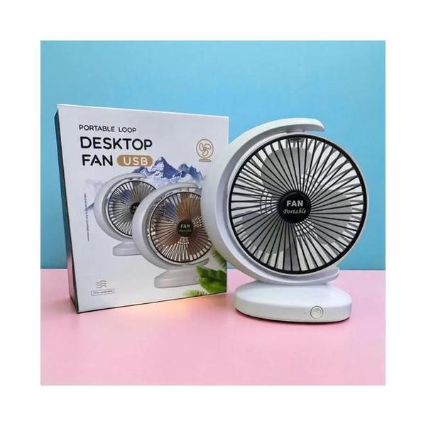 Portable Loop Mini Desktop USB Fan