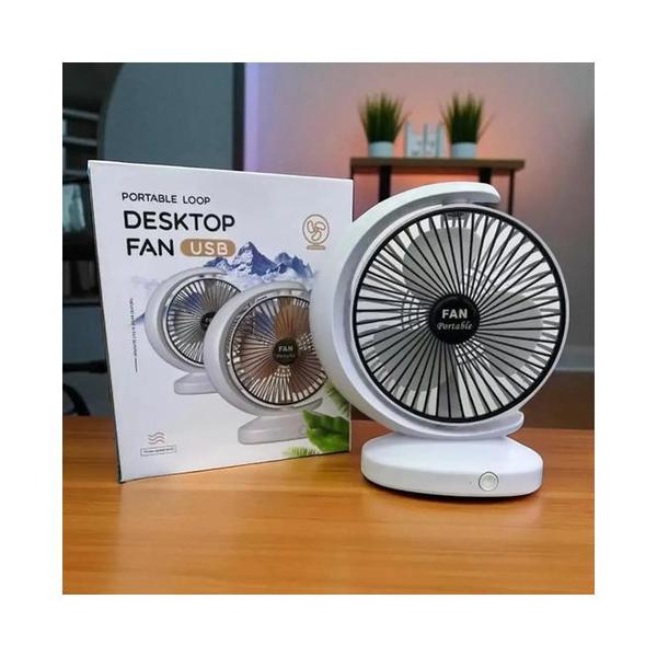 Portable Loop Mini Desktop USB Fan