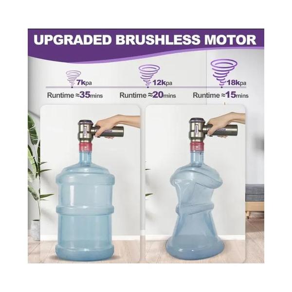Powerful Digital Brushless Vacuum Cleaner 2 in 1 Blower and Vacuum Cleaner with Bag and Accessories Type-C Fast Charging Perfect for Cars and Pets and House Cleaning Tools