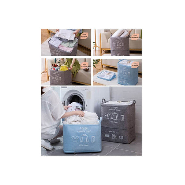 Laundry Bag, Laundry Bag For Clothes and Other Usage, High-quality Basket With Handle - 13811