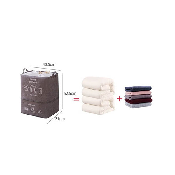 Laundry Bag, Laundry Bag For Clothes and Other Usage, High-quality Basket With Handle - 13811