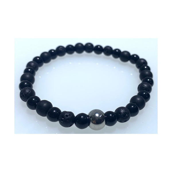 Bracelets Unisex Lava Stone Bracelet - Bra0WbWPl