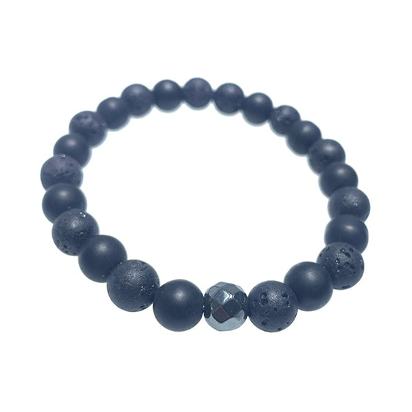 Bracelets Unisex Lava Stone Bracelet - Bra7js6M5