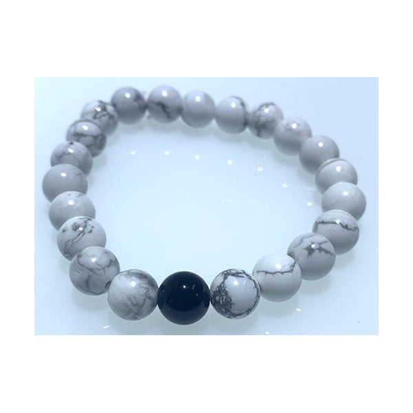 Crystal Bead Bracelets Stretch, Round Shape for Unisex - Cryne7cTi