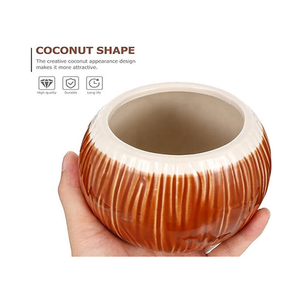 Coconut Cup Vintage Mugs Glass Beer - 15874