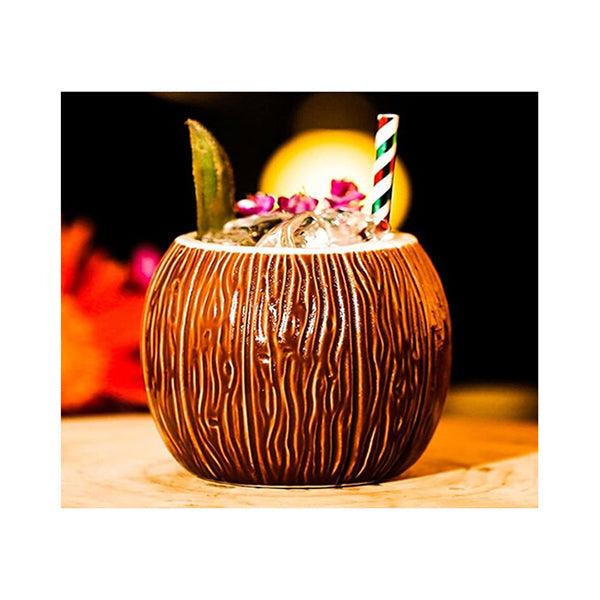 Coconut Cup Vintage Mugs Glass Beer - 15874