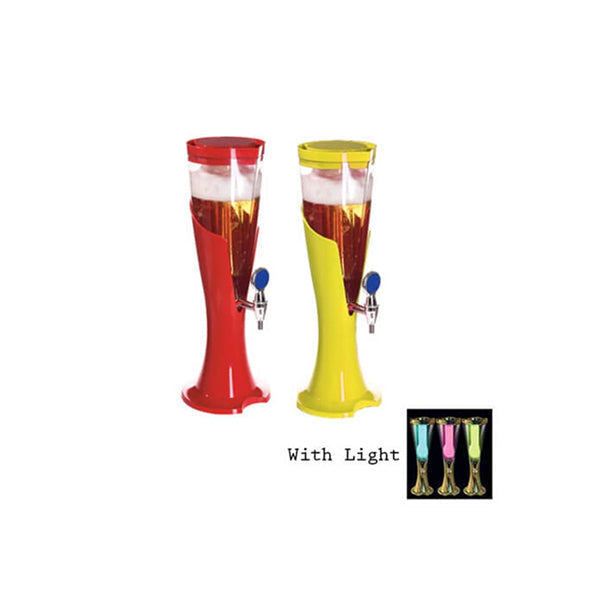 Drinking Tower with Light, Liquor Accessories Can be Loaded with 1.5 L Drinks - 13448
