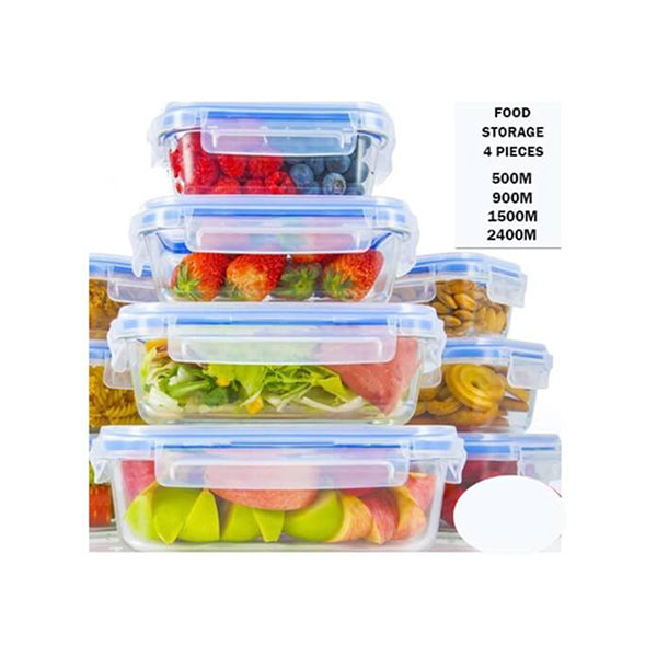 Food Storage - Set of 4 Pieces - 15783