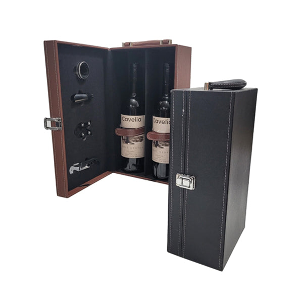 Leather Wine Box - 2 Bottles 16113