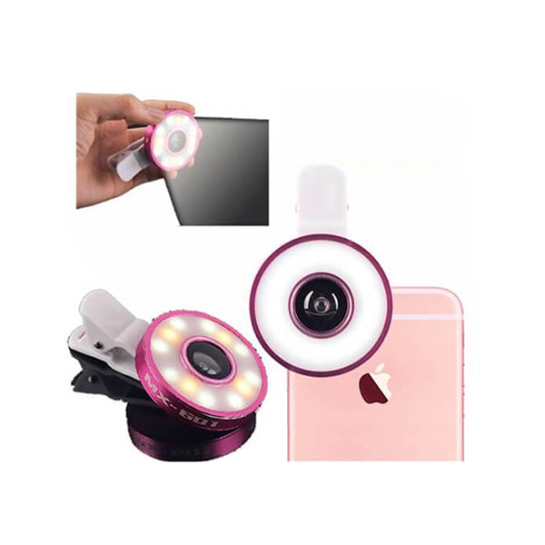 Multi Lens Phone Clip, for Photography Enthusiasts, Wide Angle Lens, Fish Eye Lens, Micro Lens, Phone Accessories - 13504