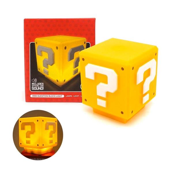 Mystic Mini Question Block LED Night Light, Yellow
