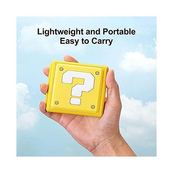 Nintendo Switch Portable and Slim Hard Shell Case - Shockproof Protective Storage With 12 Cartridge Slots for NS NX (Mario)