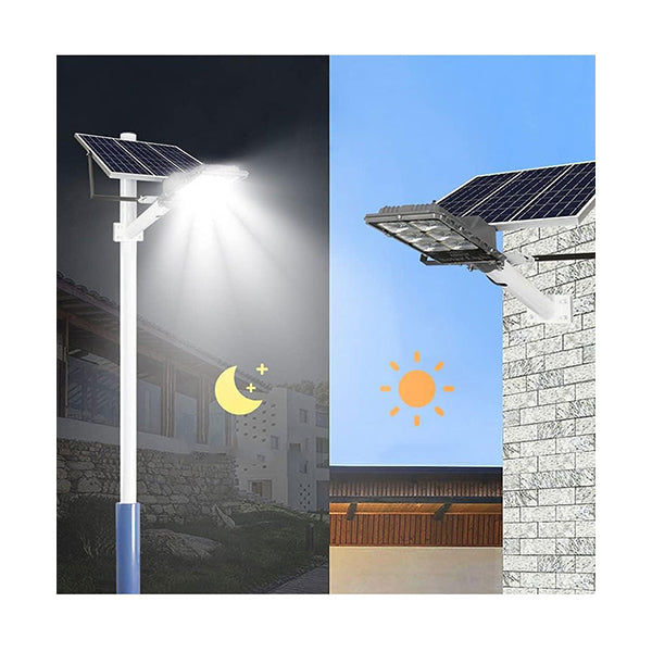 Solar Panel Solar Induction Lamp with Mounting Pole and Remote Control - M-200