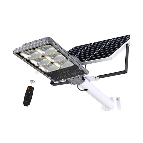 Solar Panel Solar Induction Lamp with Mounting Pole and Remote Control - M-200
