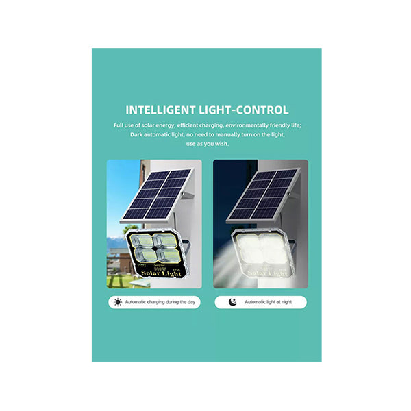 Solar Panel Waterproof Solar Flood Light With Remote Control - T-R300/3