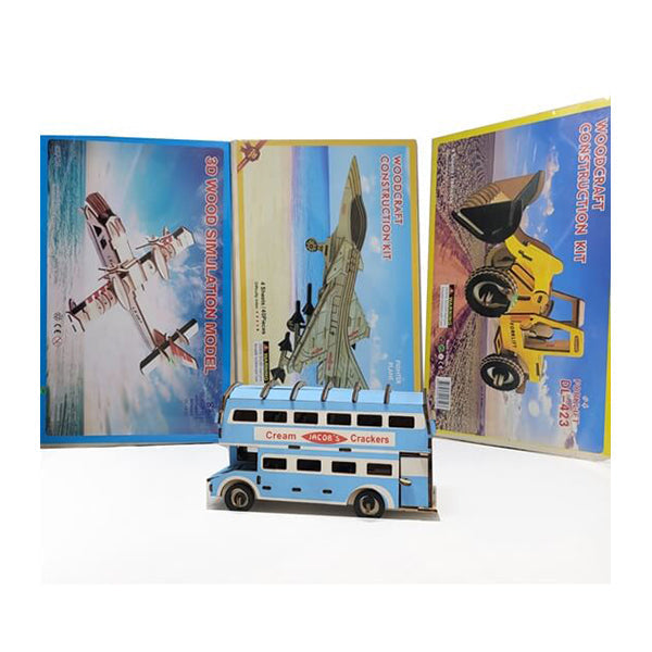3D Wood Puzzle, High Quality Of Puzzle, Suitable for Boys - Fighter Plane - 15721FP