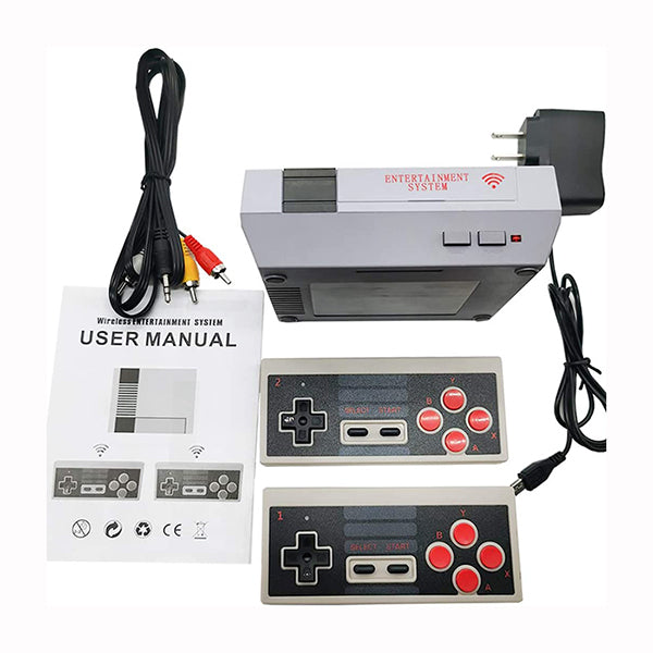 Retro Wireless Video Game Console Classic Handheld Mini PC Game Player Built in 620 Games Dual Controller AV TV Game Machine for Kids, Children, Adult