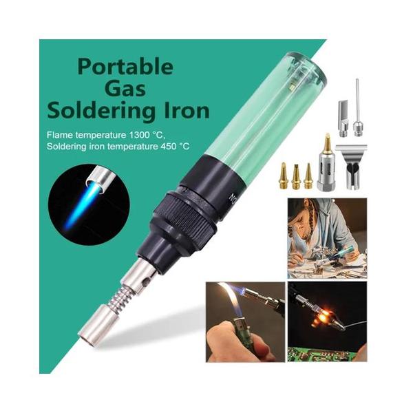 Powerful 14 in 1 Soldering Pen with Storage Box, 8ml Compact Portable Full Set Multi Functional Gas Soldering Iron, Hydropower Engineering for Electronic Repairing Truck Aviation Repairs