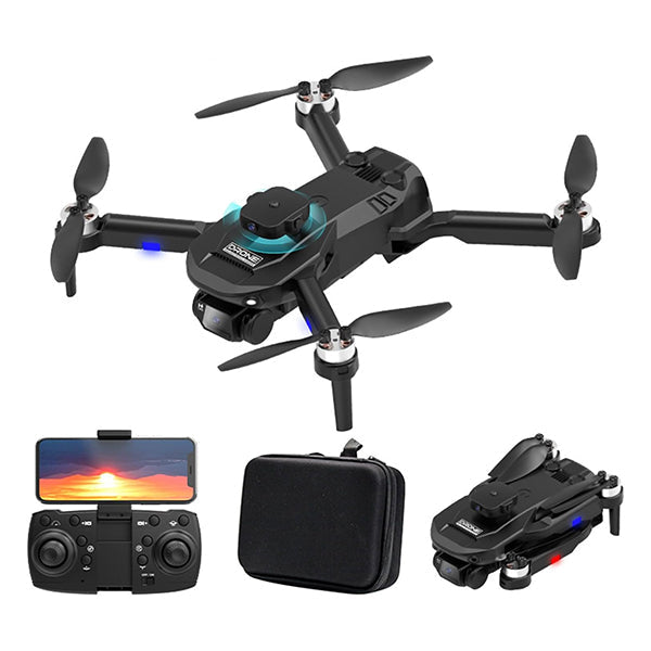 Brushless Drone, HD Dual Camera Aerial F196 Rc Drone, Quadcopter Optical Stream Positioning Brushless Drone - F196