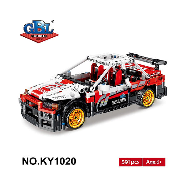 KAZI, GBL, BOZHI KY1020 Mechanical Engineer: Nissan GT-R R34 Ares Return Racing Cars Block - 15857