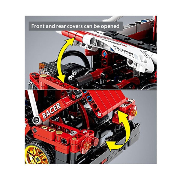 KAZI, GBL, BOZHI KY1020 Mechanical Engineer: Nissan GT-R R34 Ares Return Racing Cars Block - 15857