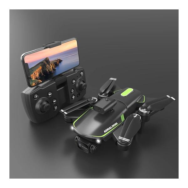 Mini Drone F166 HD Dual Cam Remote & Phone Control Auto Land Function Carbon Fiber Body, for iOS & Android