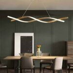 120 CM, Modern Hanging LED Helix Pendant Lights for Dining Room, Kitchen, Bedroom, Living Room - Medaid International