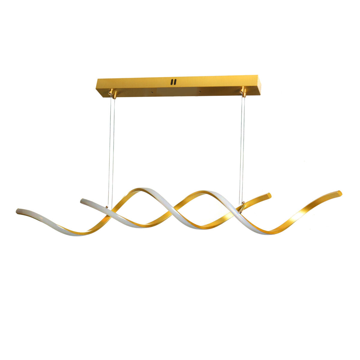 120 CM, Modern Hanging LED Helix Pendant Lights for Dining Room, Kitchen, Bedroom, Living Room - Medaid International