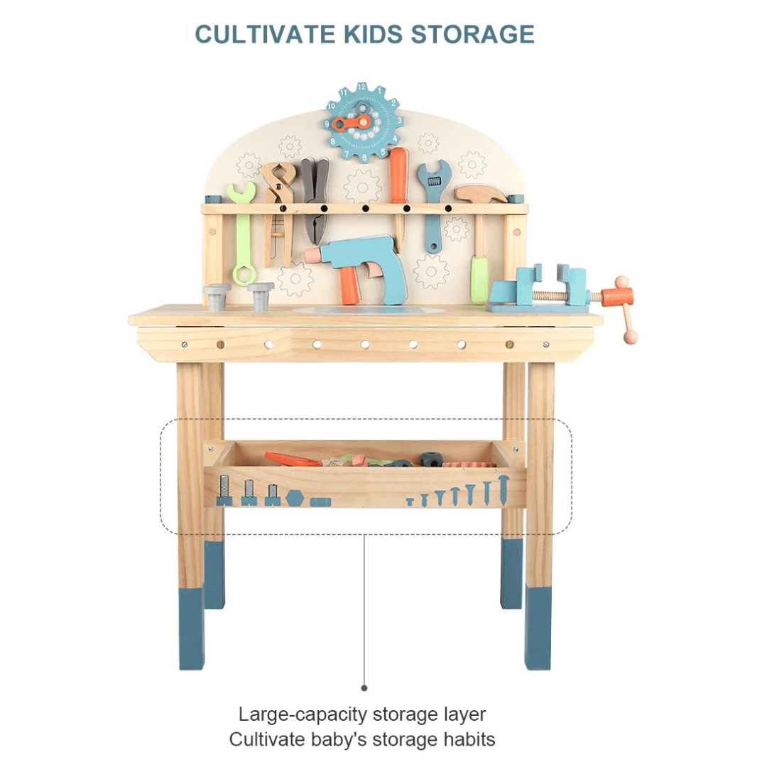 Montessori Children Wooden Tools Set