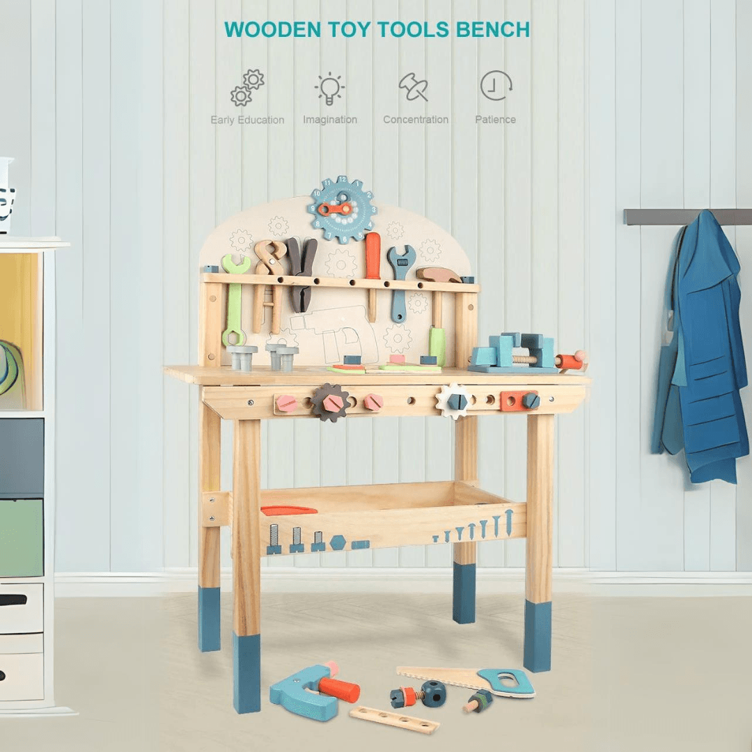 Montessori Children Wooden Tools Set