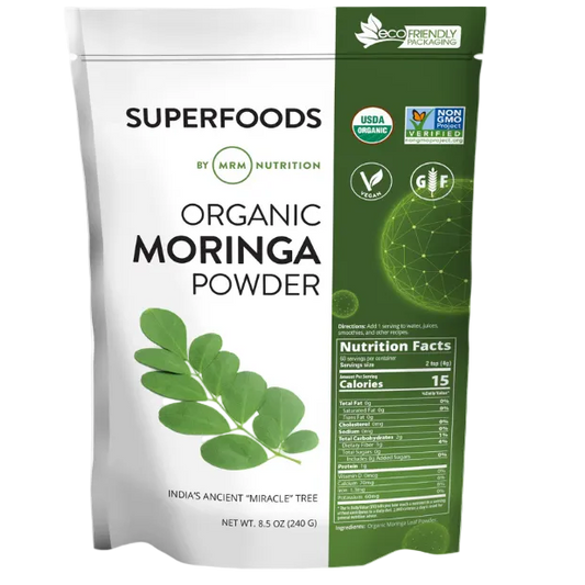 MRM Organic Moringa Powder – 8.5 oz (240 g)