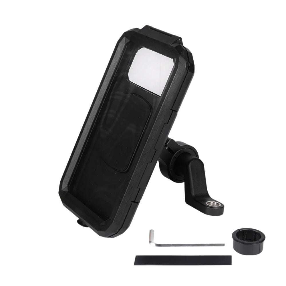 Motorcycle Waterproof Phone Holder with Mirror Mount